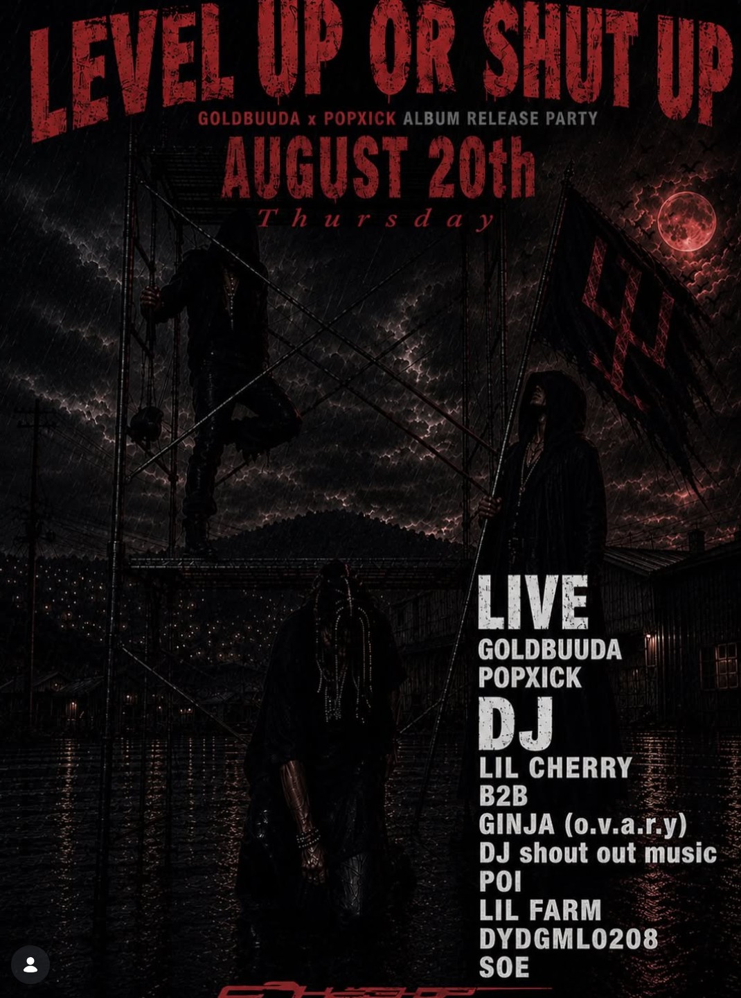 LEVEL UP OR SHUT UP“ ALBUM RELEASE PARTY